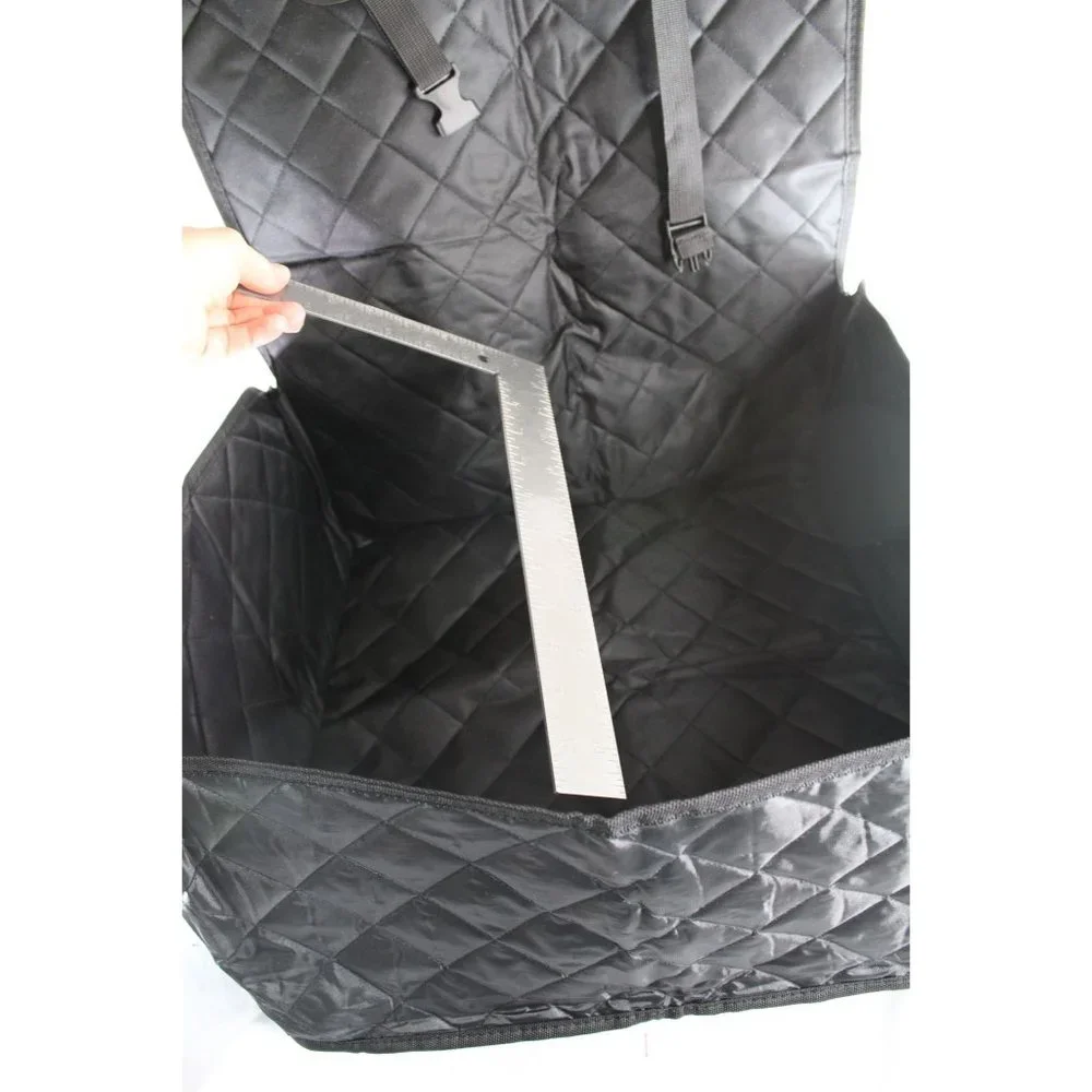 Dog Car Seat Black Quilted Medium in Package 89278